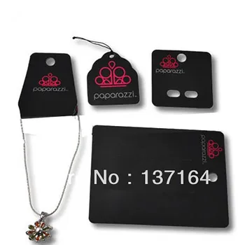 

Wholesale Free Shipping By Fedex Fashion Necklace tag Card Custom Jewelry Tag &Jewelry Card Sets Customize Logo Printing