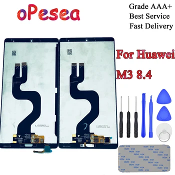 

oPesea 8.4 inch For Huawei MediaPad M3 BTV-W09 BTV-DL09 LCD Display Panel Touch Screen Digitizer Glass Assembly Replacement