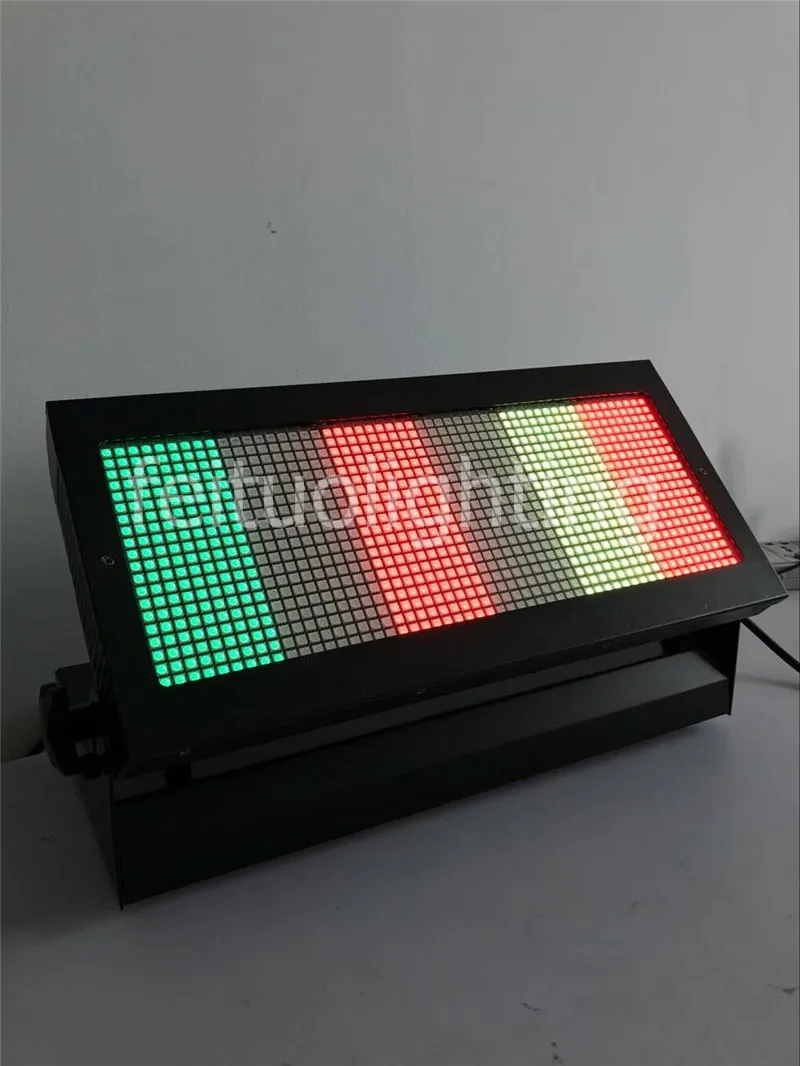 E-4pack стробоскопический светильник 1080*0,2 Вт RGB 3 в 1 трехцветный светодиодный светильник с эффектом сцены и чехол