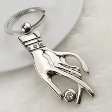 В настоящее время доступны поставки металлический палец брелок Омаров застежка креативный брелок Компания Реклама деятельности подарок Customizati