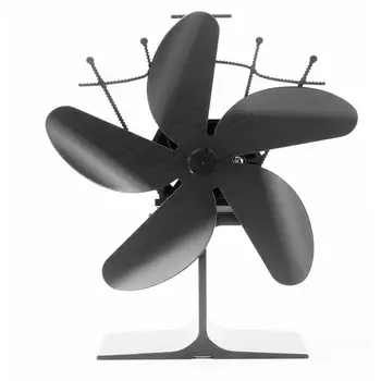 

5 Blade Universal Fireplace Fan Eco Friendly Thermoelectric Power Blower #W0