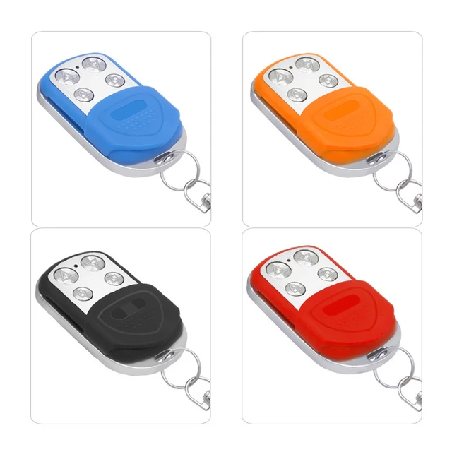 1Pc/Lot 433MHz 4 Channel Electric Gate Garage Door Remote Control Wireless RF  ABCD Key Controller 1