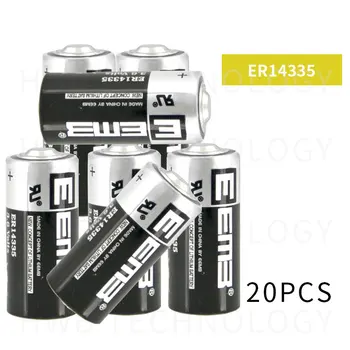

20pcs EEMB ER14335 2/3AA 3.6V 1650mAh Lithium Battery Brand New Free Shipping