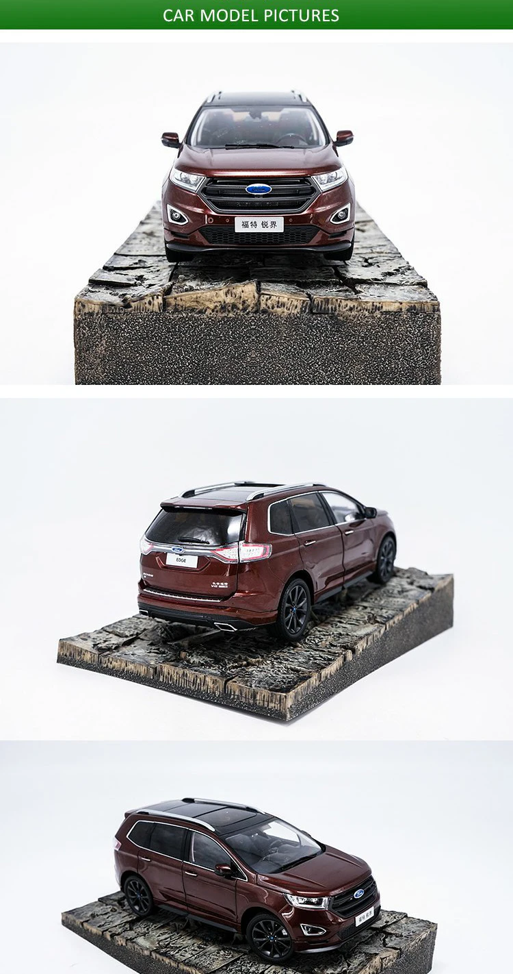 1:18 FORD EDGE SUV литая модель автомобиля игрушки Металлическая Модель автомобиля оригинальная коробка