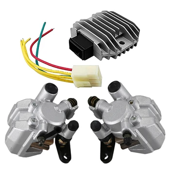 

2 Set Accessories: 1 Set Voltage Rectifier Regulator, for Yamaha Fz6 Fz6N Fz6S Yzf R1 R6 & 1 Set Front Brake Caliper, for Yamaha