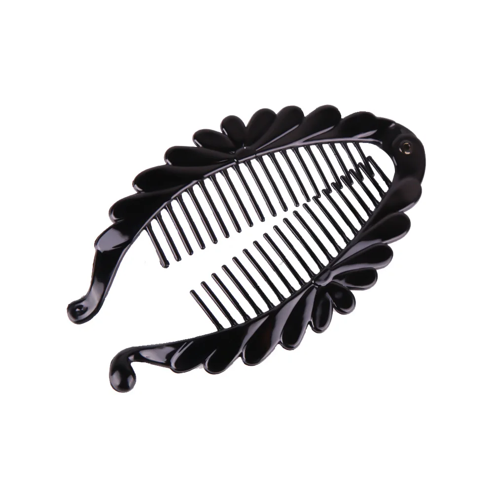 Hair Claws Clip Fish Shape Banana Barrettes Black  Hairpins Hair Accessories For Women Hair Clip Clamp  ACC78