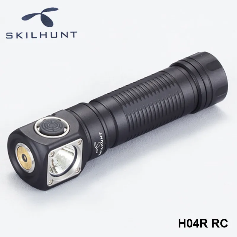 Skilhunt H04RC H04FRC H04RRC Магнитная перезаряжаемая Рабочая головная лампа носимая головная повязка 18650 Cree светодиодный фары с магнитной крышкой - Испускаемый цвет: H04R RC NW