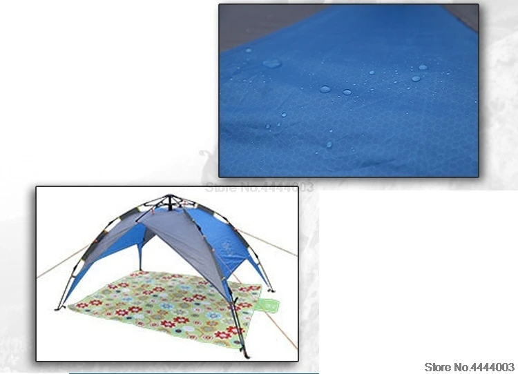 Наружная двухслойная Пляжная палатка для рыболовства ветровка Кемпинг Автоматическая открывающаяся палатка Водонепроницаемый непромокаемый анти палатки с защитой от УФ-лучей AA12045