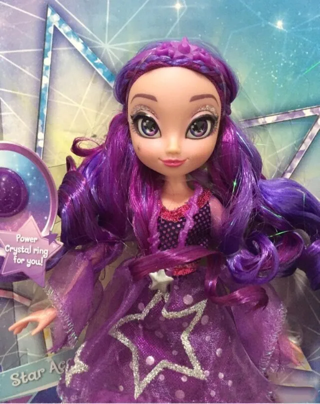 

High quality Fashion Action original Bratz BJD Doll purple hair and Beautiful clothes dress up doll Best Gift for Child