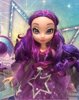 

High quality Fashion Action original Bratz BJD Doll purple hair and Beautiful clothes dress up doll Best Gift for Child