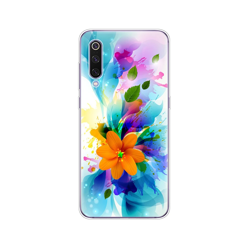 34788 Чехол для xiaomi mi 9, силиконовый мягкий чехол из ТПУ для телефона xiaomi mi 9 xiaomi 9 SE copa, защитный чехол-бампер etui, черный - Цвет: 34788