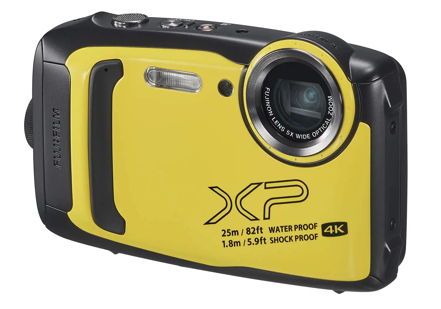Используется, Fujifilm FinePix XP140 водонепроницаемая цифровая камера с sd-картой 16 ГБ-желтый