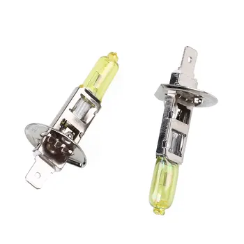 

HID Xenon Bulbs Halogen Headlight Bulb Durable Car Headlight Lamps Gas Light H1 Amber/Yellow Stable