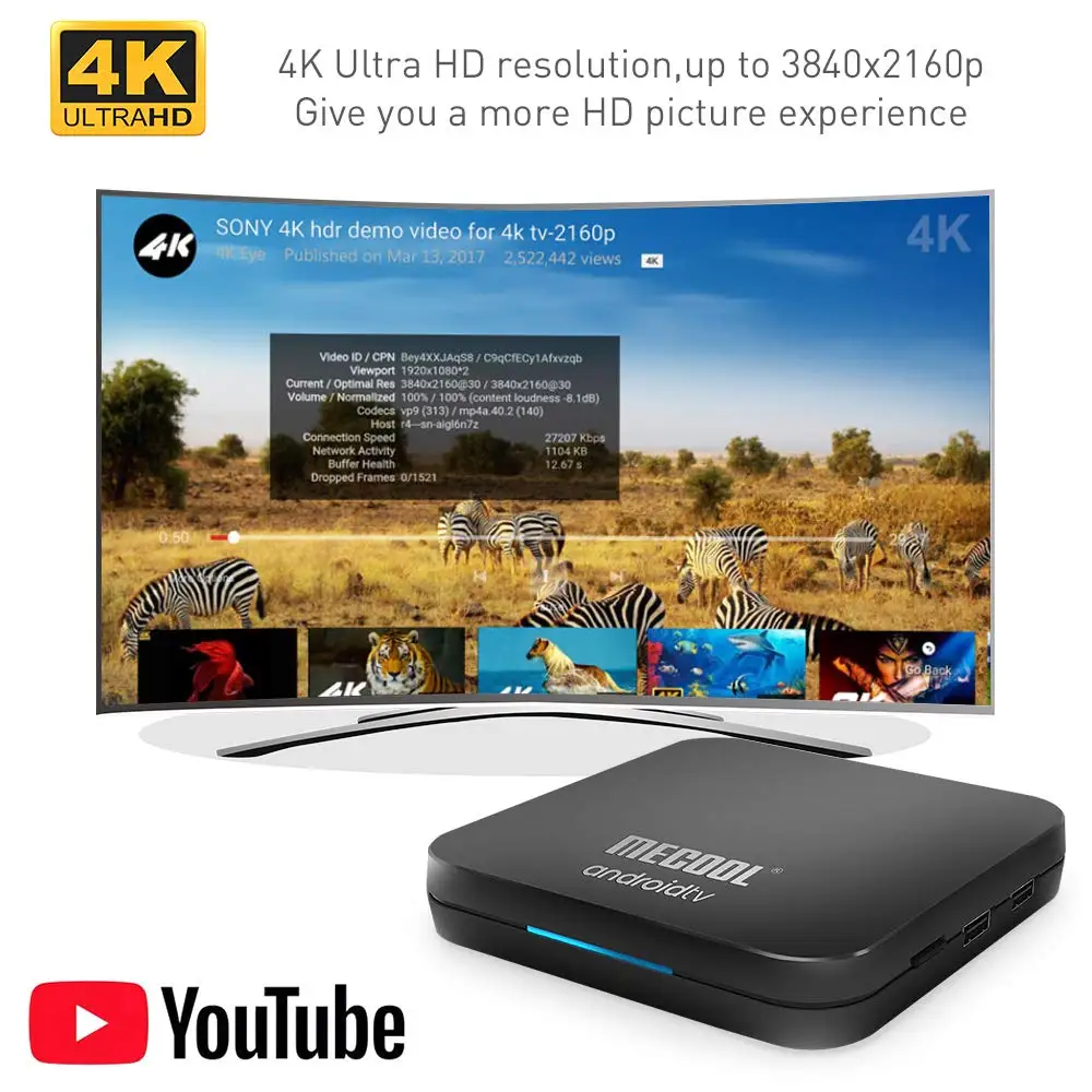 MECOOL KM9 PRO Android 9,0 tv Box Google Сертифицированный ТВ 4 Гб DRR4 32 ГБ Android 9,0 tv Box Amlogic S905X2 4K 2,4G 5G Dual Wifi BT4.0
