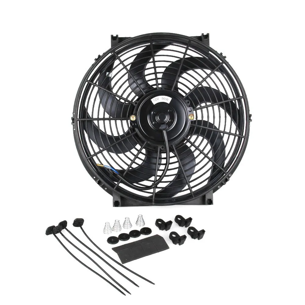 CF003 BK 14 дюймов 90W 12V Универсальный Автомобильный Тонкий Реверсивный электрический