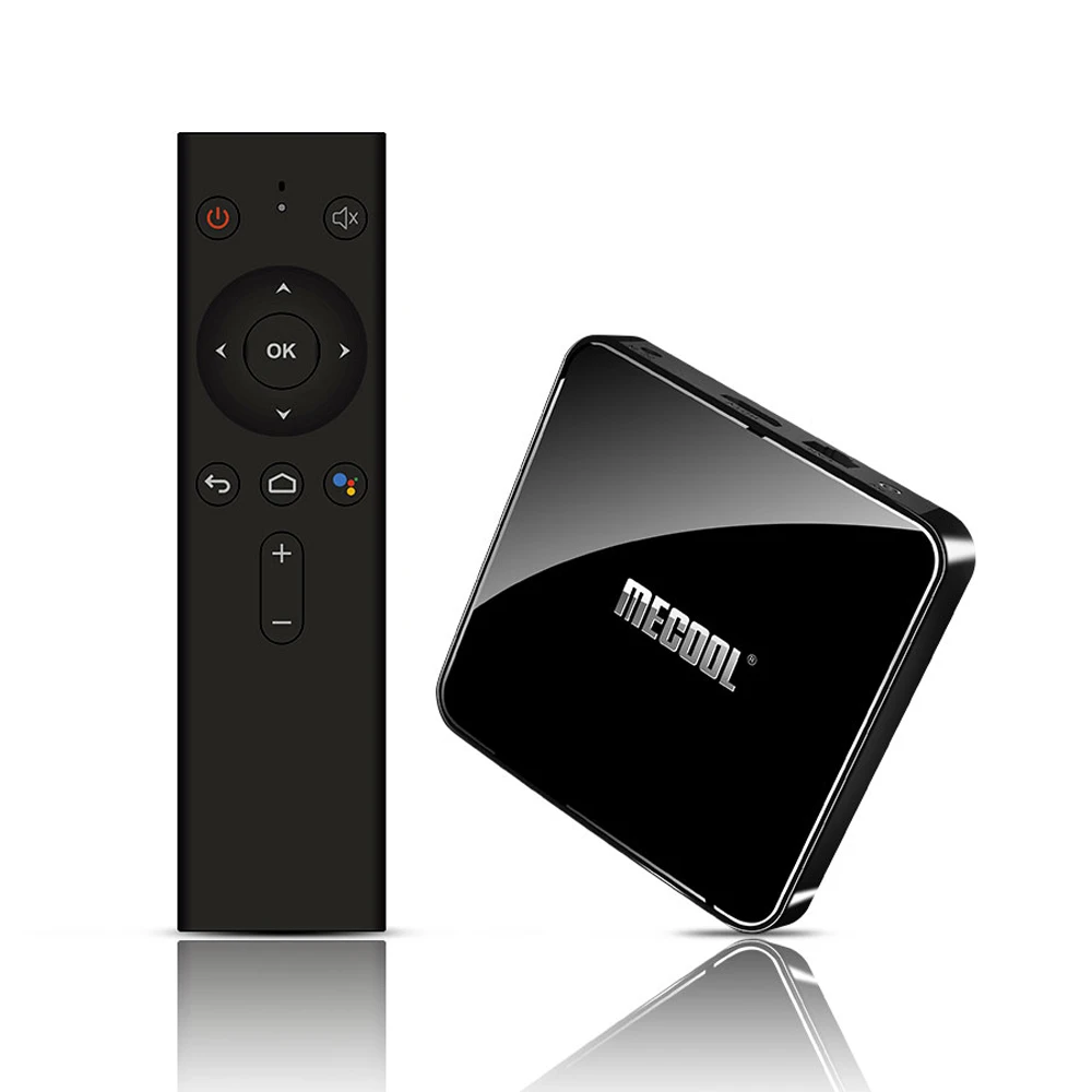 Mecool KM3 в ТВ Смарт Android 9 0 коробка 4G 128G S905X2 2 4G/5G 4K двухъядерный процессор Wi Fi и KM9 PRO Set
