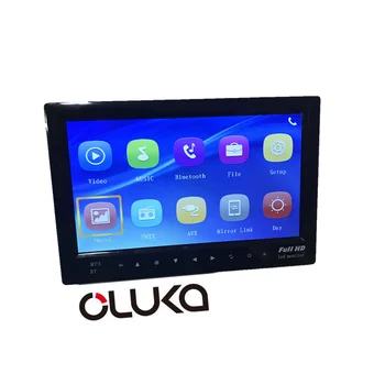 

7 Inch Dash Board Rear View Parking Display Monitor with USB/TF Card Port Bluetooth Phone Music Memory Playback 2 Video Input