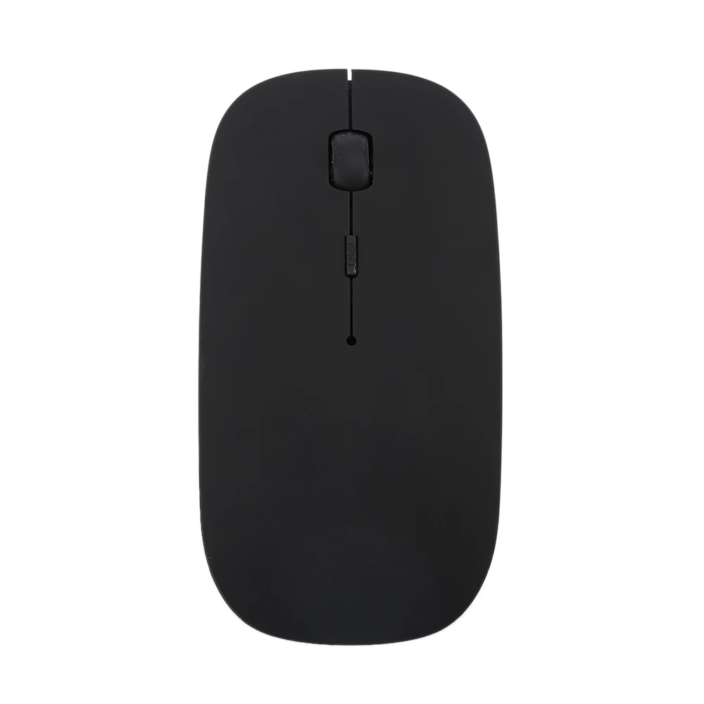 Беспроводная перезаряжаемая тонкая мышь с Bluetooth для мыши, ноутбук, настольный компьютер, планшет с поддержкой ОС Win10 8/7