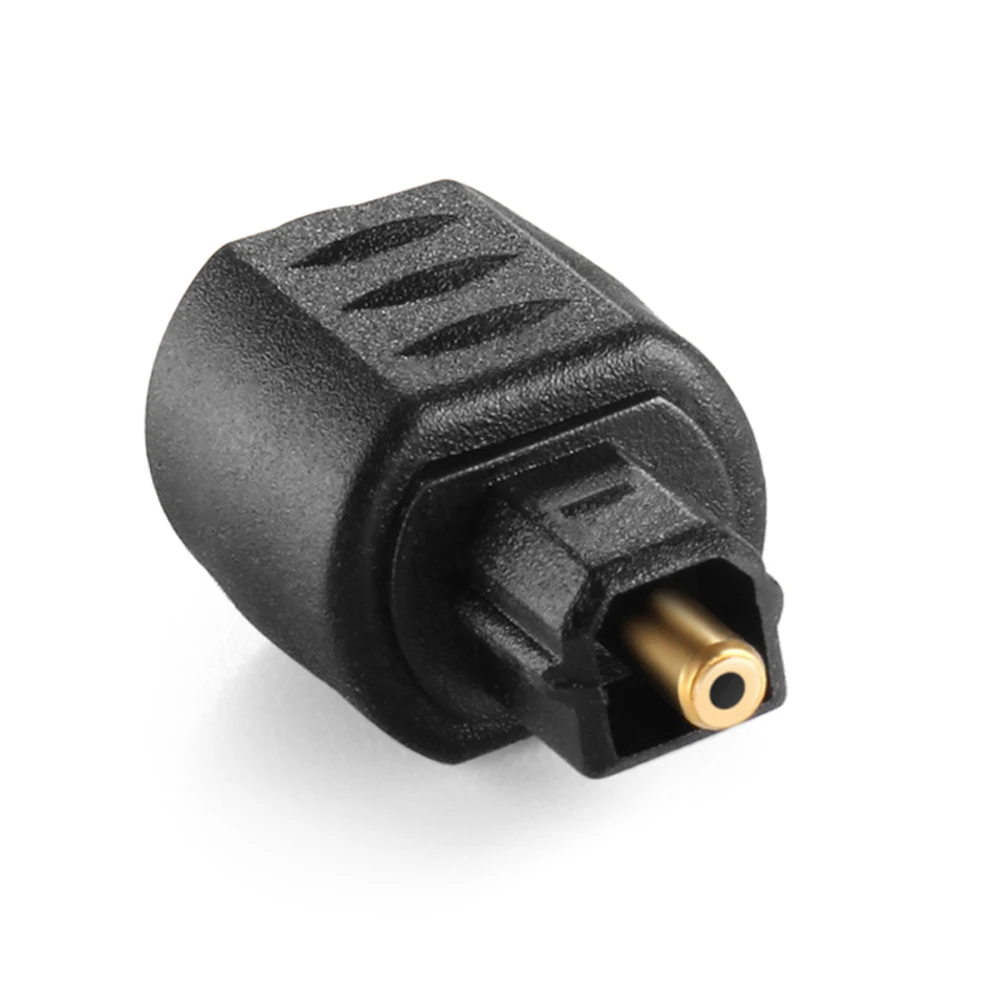 

Optical 3.5mm Female Mini Jack Plug To Digital Toslink Male Audio Adapter FKU66