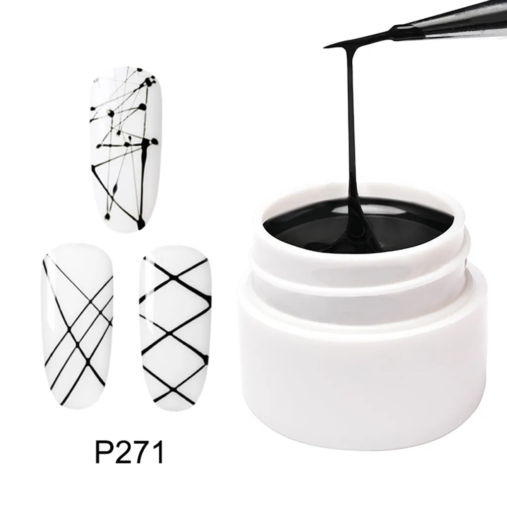 

Gelfavor Nail Polish DIY Nail Gel Metallic Design Line Draw Painting Decoration Silk Gel nail art decorations glitter Manicure