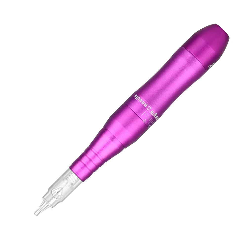 Purple Высокое качество Перманентный макияж машина комплект fMake Up машинка для бровей татуировки пистолет или бровей губ Eyeline машина с Freebies - Цвет: Purple