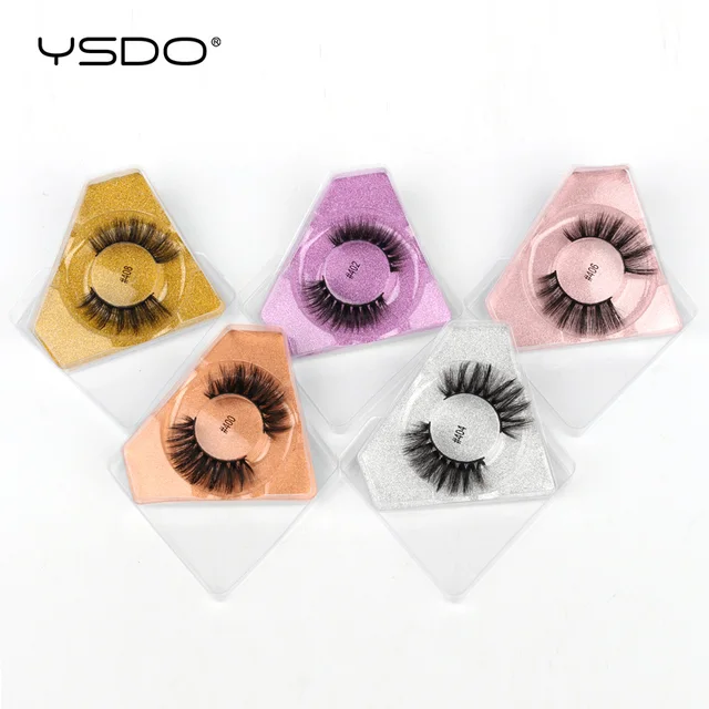 YSDO Lashes Wholesale 4/20/50/100 Pcs Faux Mink Eyelashes Dramatic Fluffy 3D Mink Lashes Makeup Natural False Eyelash In Bulk 6