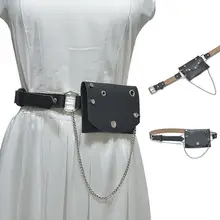 Женская модная сумка на пояс, сумка на пояс для отдыха и путешествий, кожаный кошелек для денег, новейшая женская сумка на пояс с цепочкой