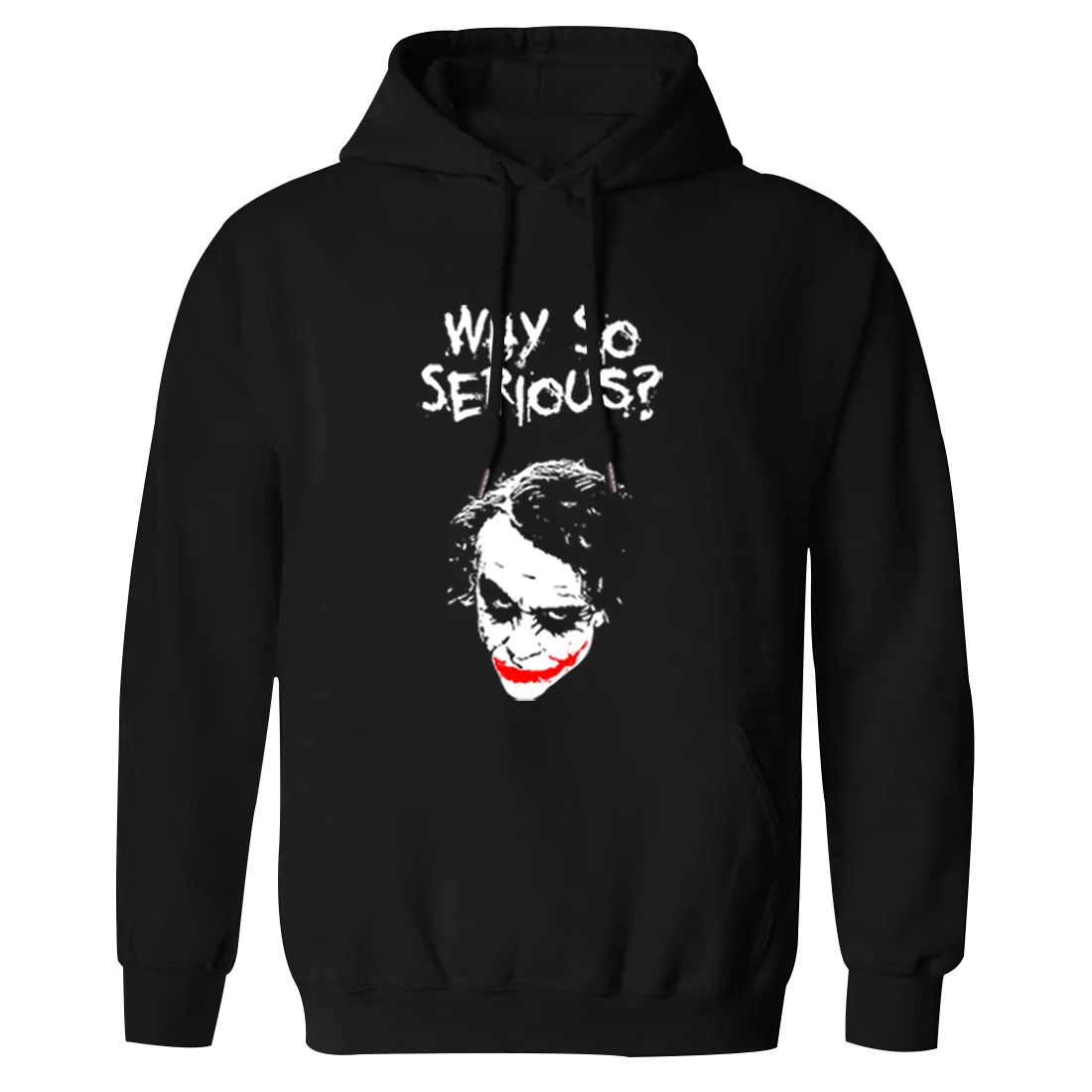 

Hooded Mens The Joker Print Long Sleeve Harajuku Male Sweatshirt Vintage Streetwear Leisure Clothing Tops Sudaderas Pullovers