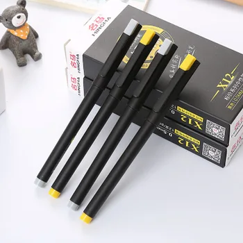 

New Bullet Gel Pens Student Office Stationery Cute Pen Black Ink Gel Pens Writing Signature Tools 0.5mm School Office Supplies