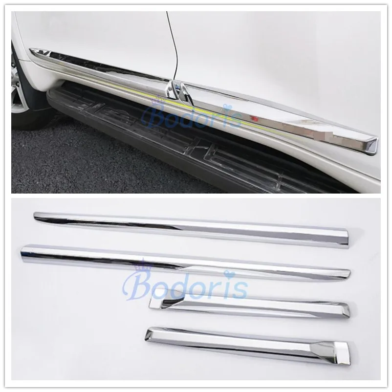 Хромированный корпус для Toyota Land Cruiser 150 Prado FJ150 2010-2017 2018 2019 Боковая Отделка бампер