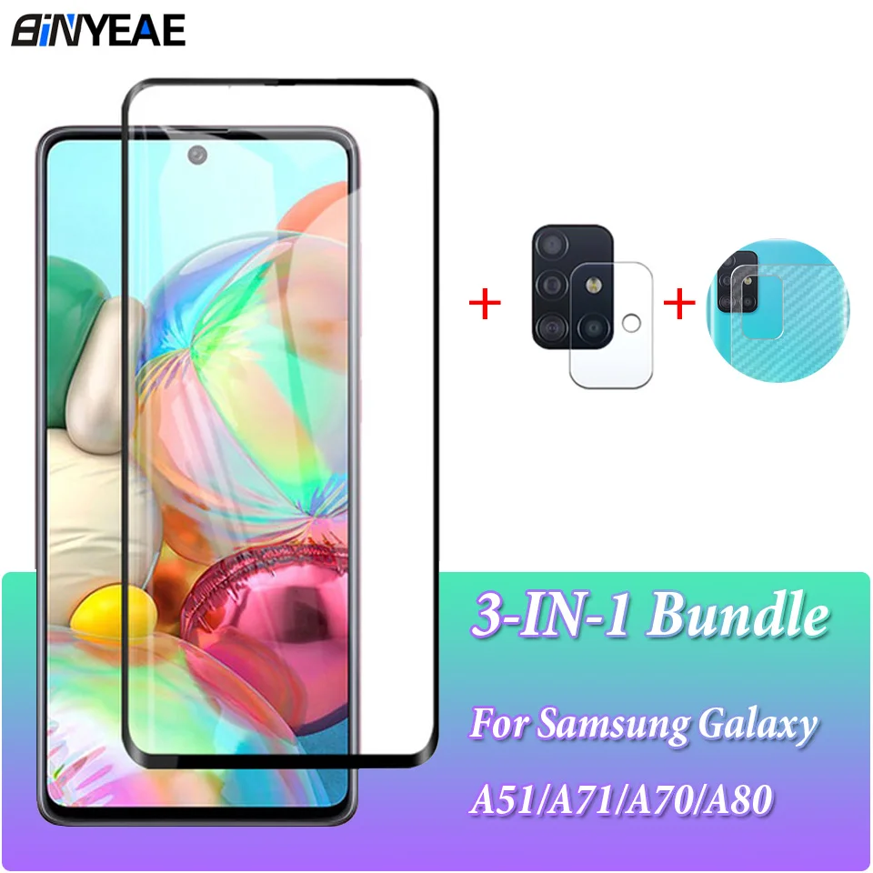 Защитная пленка для экрана из закаленного стекла samsung Galaxy A51/A71/A70/A80 объектива