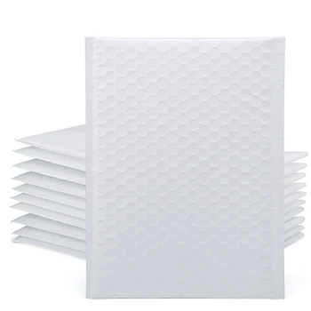 

25 Pcs Co-Extrusion Film Bubble Bag Waterproof and Dustproof Bag Thickened Packaging Bag Express Bag(White)
