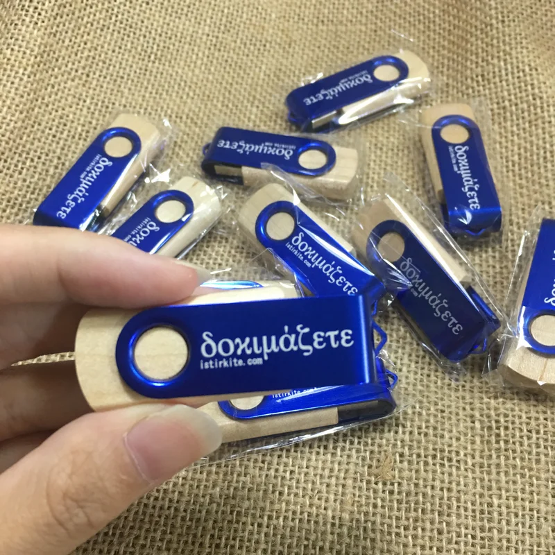 Деревянный флеш накопитель usb 2 0 с логотипом на заказ 4 ГБ 8 16 32 64 флешка карта