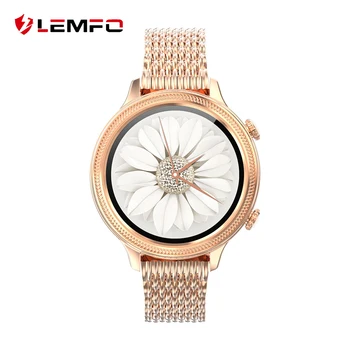 

LEMFO LT06 2020 Smart Watch Women Full Touch Screen 24 Hours Heart Rate Monitor IP67 Waterproof Lady Smartwatch Multi Language