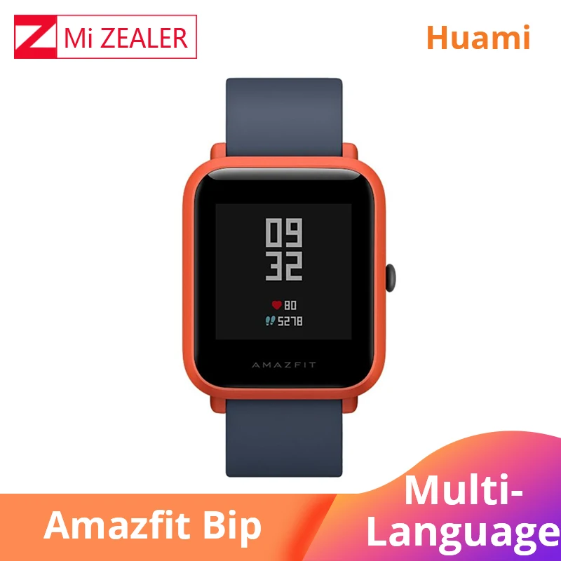 Xiaomi Huami Amazfit Bip Смарт часы для мужчин Bluetooth gps Спорт монитор сердечного ритма IP68 Водонепроницаемый напоминание о звонке часы Xiomi - Цвет: orange
