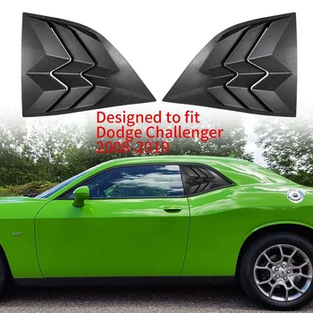 

Side Window Louvers Window Visor Cover Sun Rain Shade Vent For Dodge Challenger 2008-2019