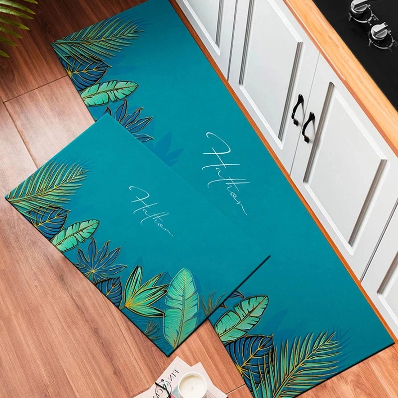 Tapis Kitchen Floor Mats Non Slip Oil Proof Water Absorbing Carpets