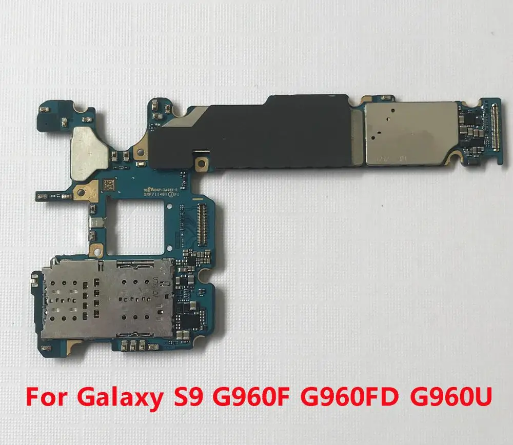 Оригинальная материнская плата для Samsung Galaxy S9 Plus G965F G965FD G960F G960FD двойная sim карта 64G
