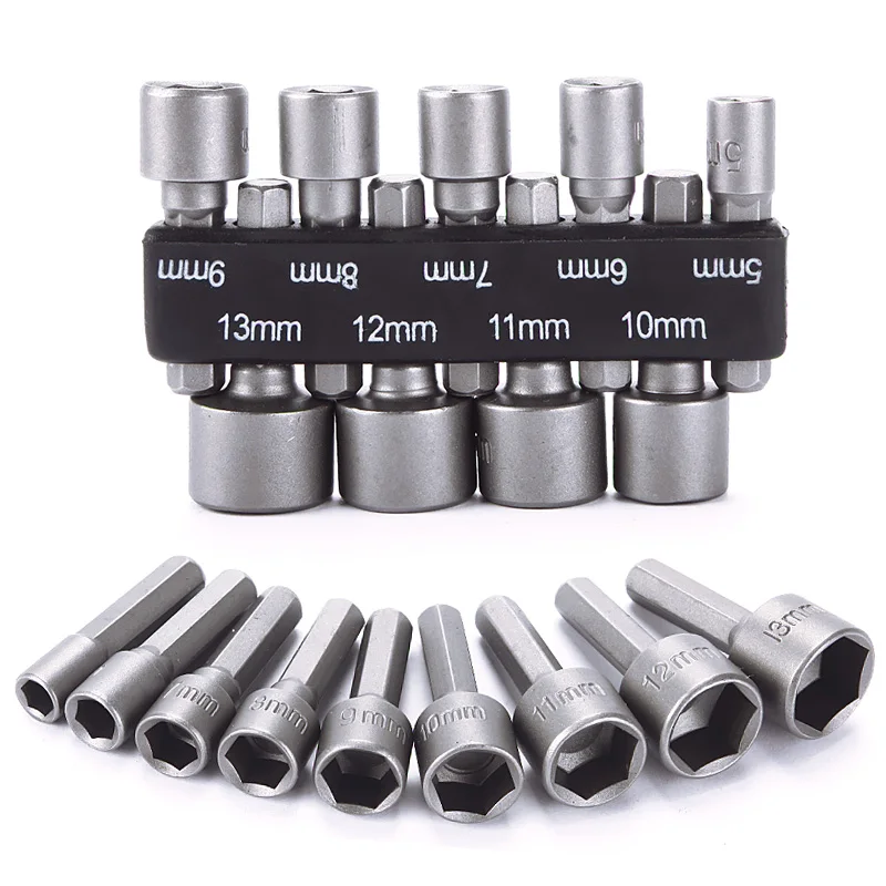 Hex nut driver bit set Clearance