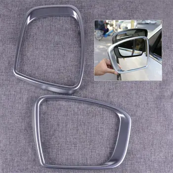 

CITALL 2Pcs Silver ABS Rearview Side Door Mirror Frame Cover Trim fit for Maserati Levante 2016 2017 2018 2019