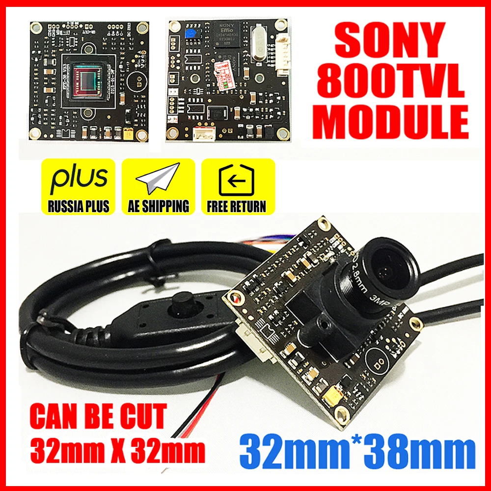 4141 + 673 широкоугольный новый стиль 1/3 &quotSony CCD Effio e 800tvl простой hd модуль микросхемы
