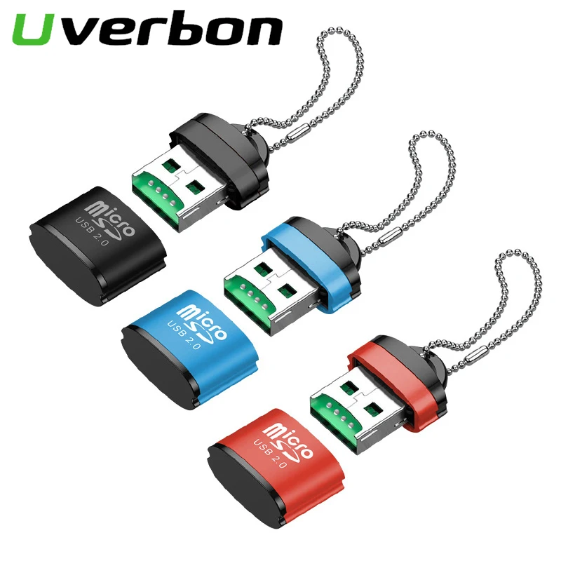 Мини USB Micro SD TF кардридер 2.0 мобильный телефон памяти Высокоскоростной адаптер для