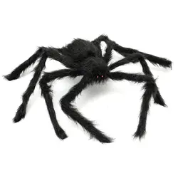 29 "Гигантский паук плюшевый паук красный глаз вечерние бутафория для хэллоуина украшения игрушки Хэллоуин украшения