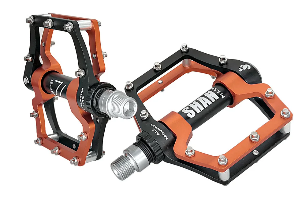 2021 Mountainbike Pedal dichtung 3 Lager hohl CNC Aluminium legierung breit rutsch fest Rennrad Faltrad MTB Fahrrad pedal – Detail 4
