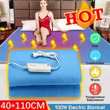 Домашнее водонепроницаемое Одеяло 140x110 см, подогреватель для одного тела, теплое зимнее одеяло с подогревом, термостат, электрическое нагревательное одеяло
