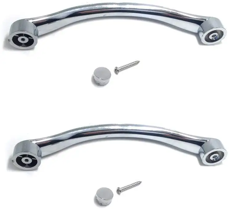 SHOWER BATH DOOR HANDLE/ KNOB CHROME EFFECT Distance 140MM shower room accessories,bathtub accessories