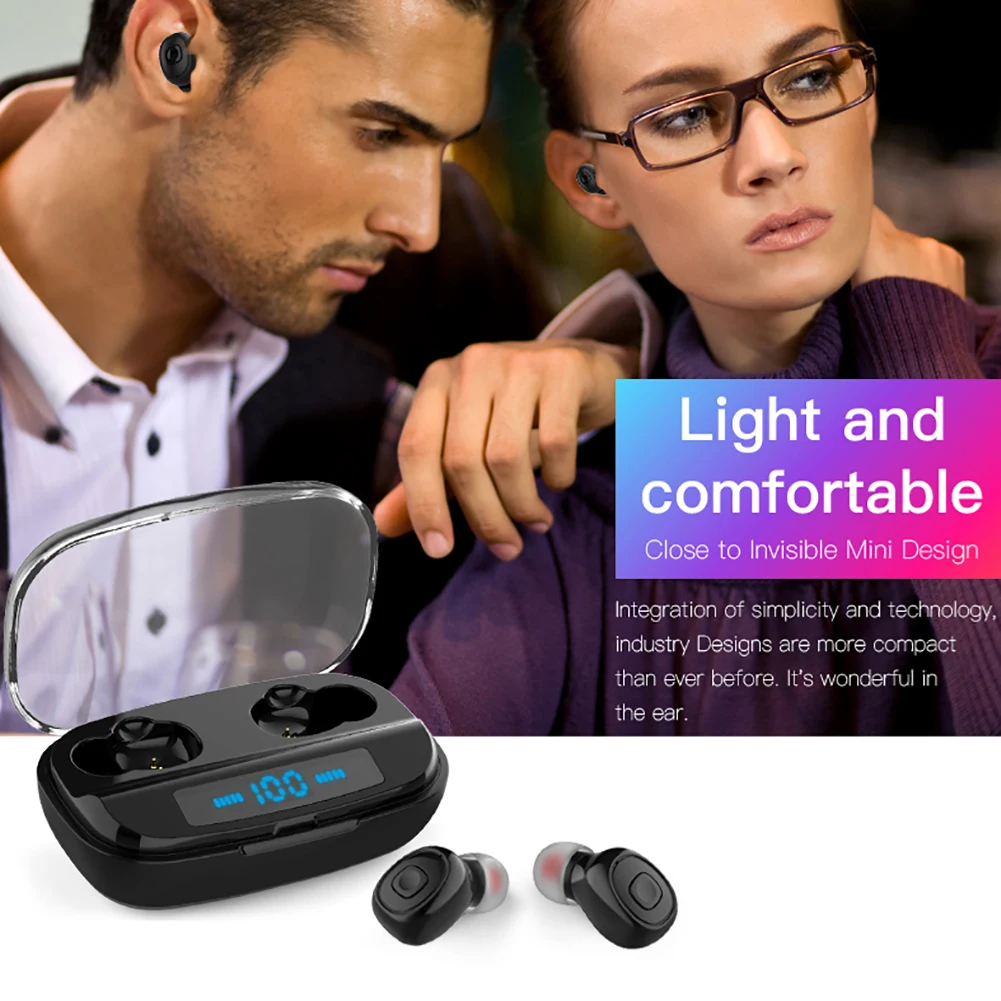Xi10S TWS беспроводной Bluetooth V5.0+ EDR стерео Бас Наушники цифровая гарнитура