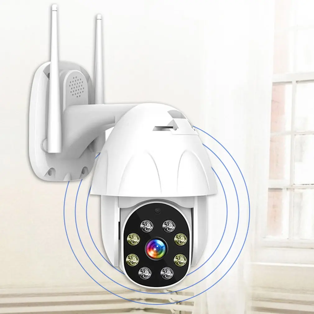 1080P FHD In Outdoor 360 degree PTZ IP Speed Dome Camera 2.0MP Waterproof APP Camera Surveillance Home Monitor