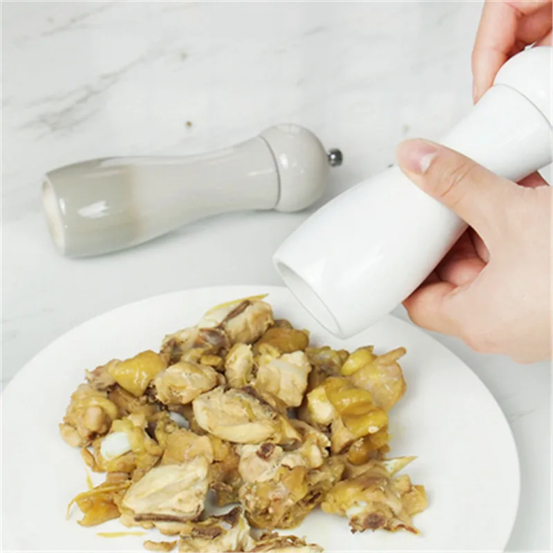 

Manual Salt and Pepper Shakers Mill Grinder Porcelain Seasoning Muller Crusher Grinder Kitchen Spice Grinder Barbecue Tools
