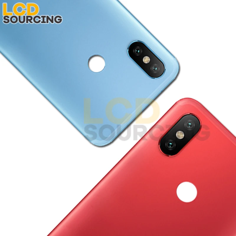 5,9" Оригинальная крышка батареи для XIAOMI A2 Задняя стеклянная крышка корпуса батареи Замена+ объектив камеры для XIAOMI 6X задняя крышка чехол